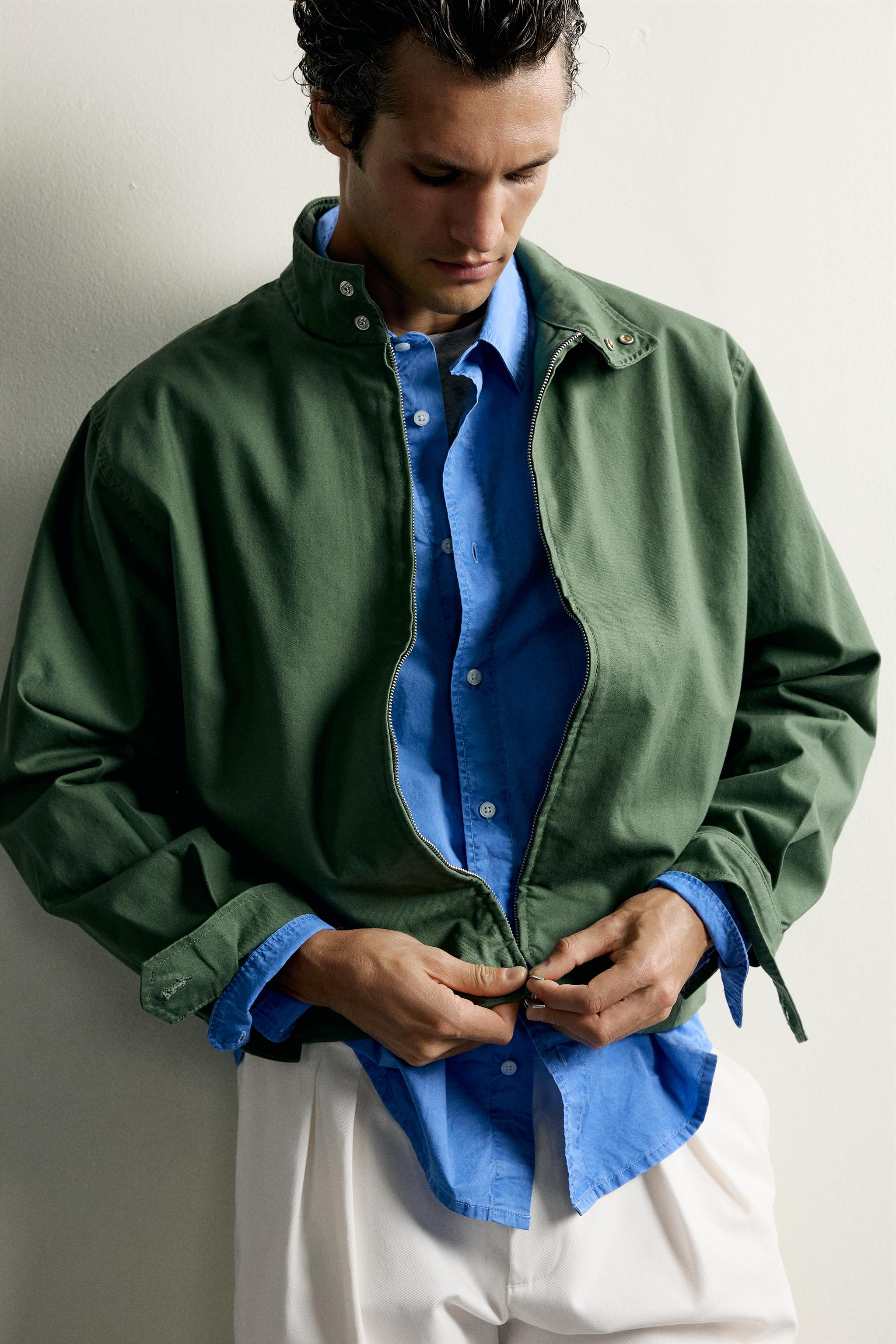COTTON REGULAR FIT JACKET